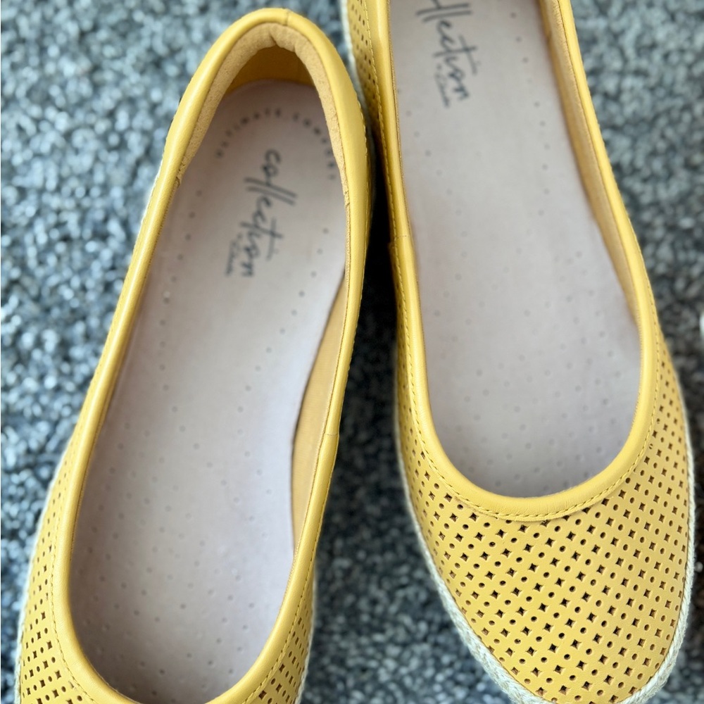 Clarks Collection Espadrille Flats - Picture 2 of 7